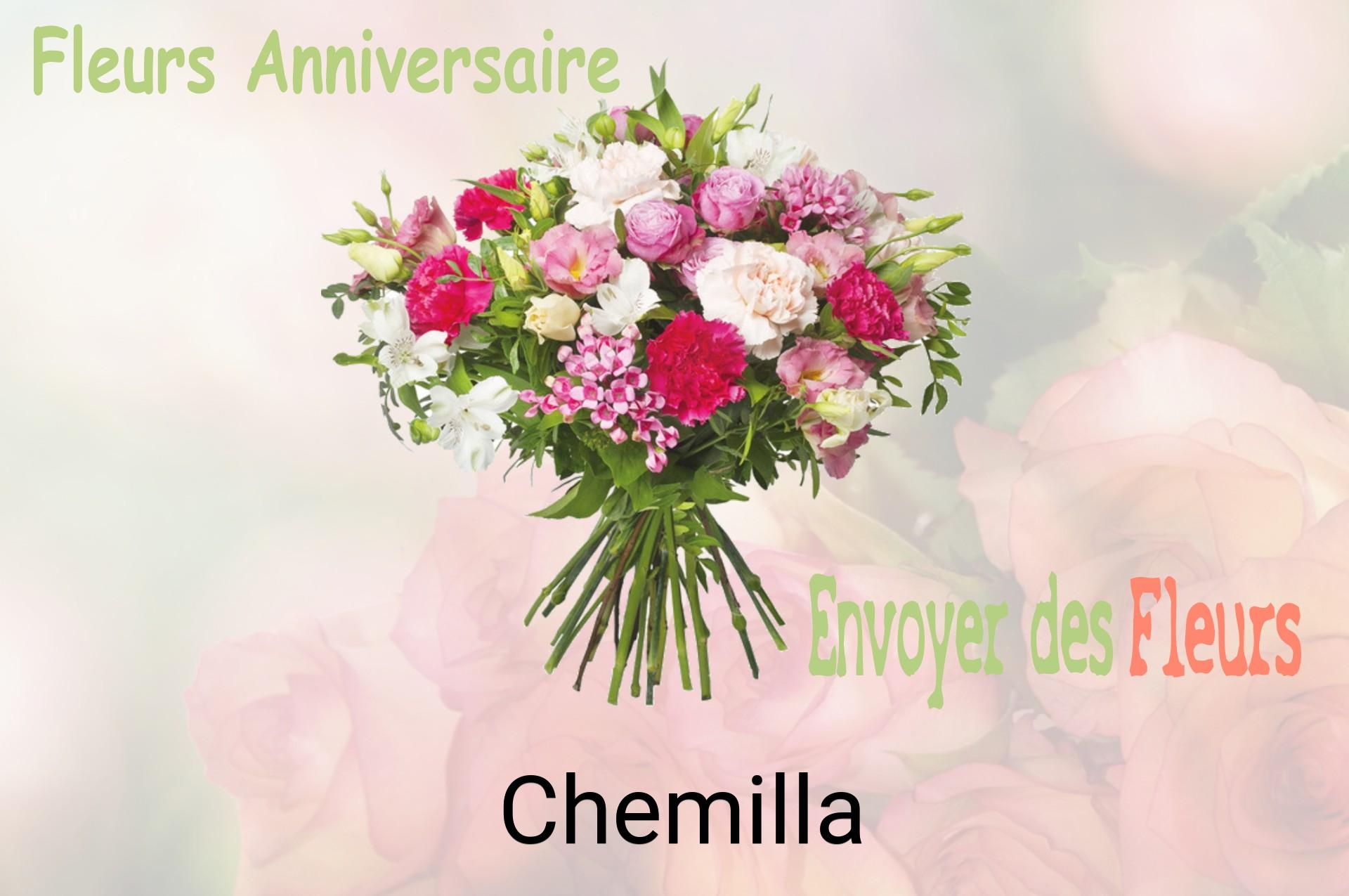 Bouquet de fleurs d’anniversaire livré à Chemilla