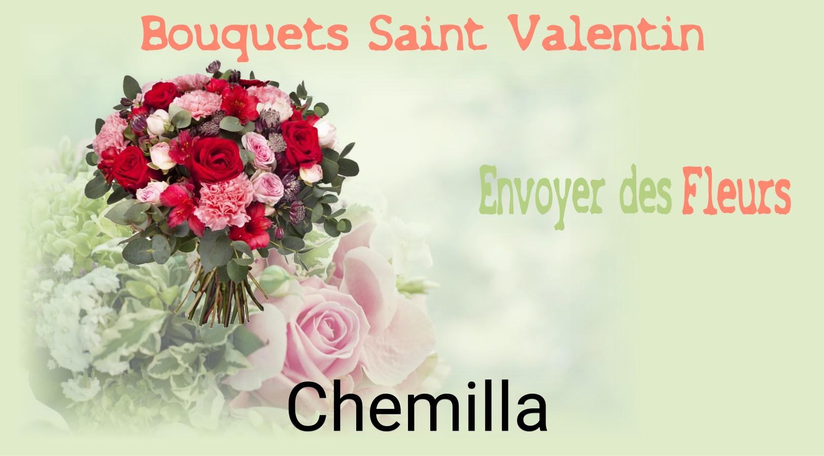Roses de Saint-Valentin livrées à Chemilla